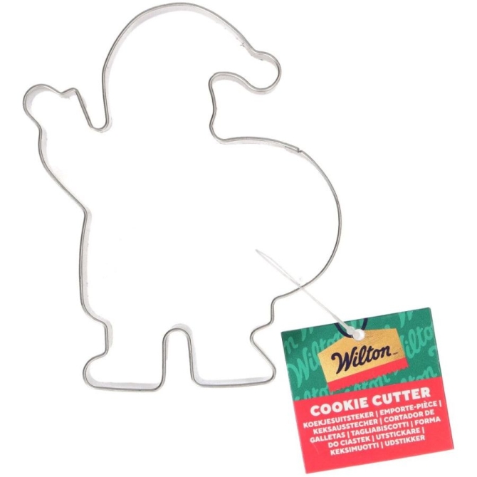 Cortador de galletas de Papá Noel - 10 cm - Wilton