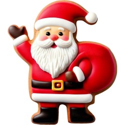 Cortador de galletas de Papá Noel - 10 cm - Wilton. n°1