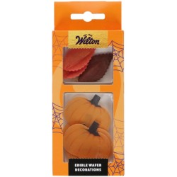 10 decoraciones comestibles para Halloween: hojas y calabazas. n�1