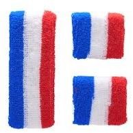 Set de 2 Puños  +  1 Diadema Francia 