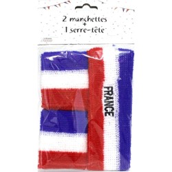 Set de 2 Puños  +  1 Diadema Francia. n°1