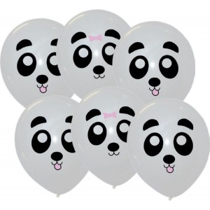 6 Globos - Bonitos pandas