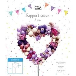 Soporte para globos en forma de corazón - 150 cm. n°2