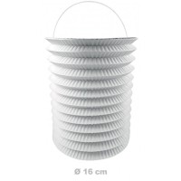 Farol cilndrico blanco - 16 cm