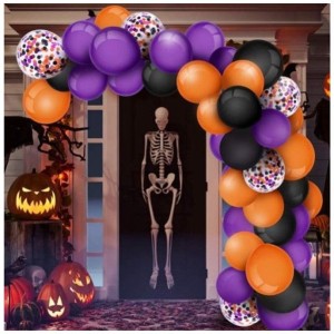 Kit de Arco de 125 Globos - Halloween