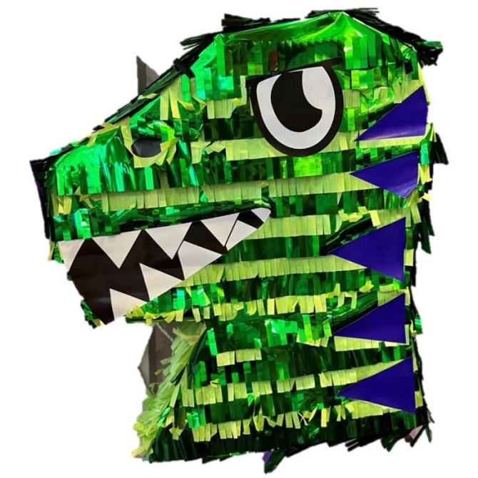 Piata de papel de dinosaurio 