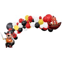 Kit Arco Pirata 50 Globos