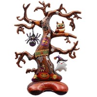 Globo Gigante de Aluminio y Helio para Árbol de Halloween - 95 cm
