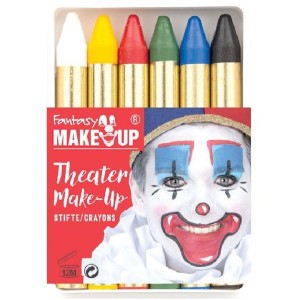 Caja de 6 crayones de colores surtidos