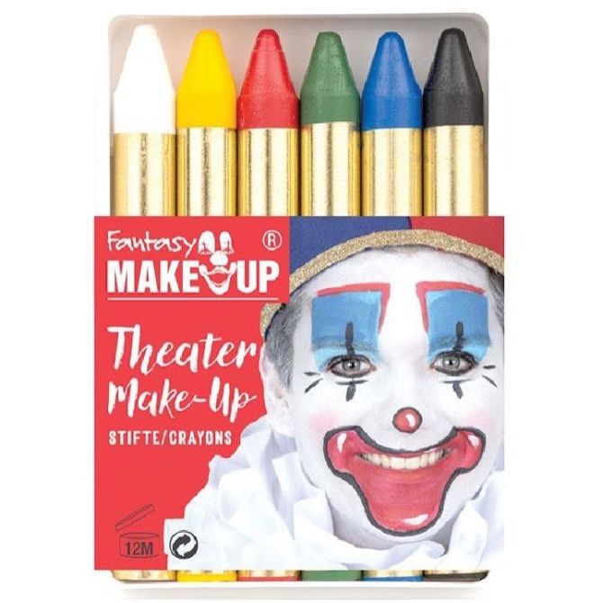 Caja de 6 crayones de colores surtidos 