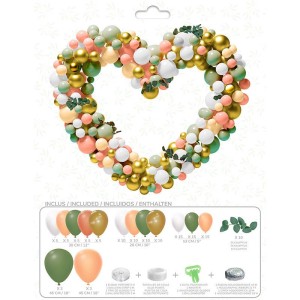 Kit de arco de globos de 112 hojas