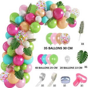 Kit de arco de globos exóticos de 95 pulgadas