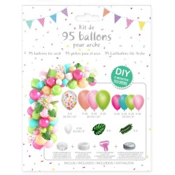 Kit de arco de globos exticos de 95 pulgadas. n1
