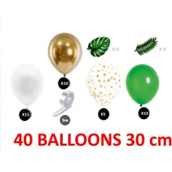 Kit de arco de 40 globos tropicales. n2