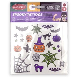 Surtido de tatuajes de Halloween de Spookids. n1