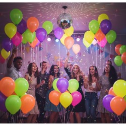 10 Globos Fluorescentes. n�2