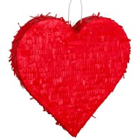 Pi�ata Coraz�n Rojo - 50 cm