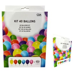 Kit de arco de globos multicolor - 40 globos. n�2