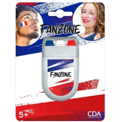 Barra de maquillaje tricolor (azul-blanco-rojo). n�1