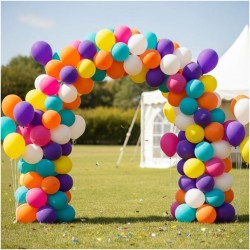 50 globos multicolores - 30 cm. n�1