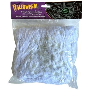 Telara�a 200 g + 20 ara�as fosforescentes � Brilla en la oscuridad