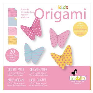 Mariposa de origami para nios