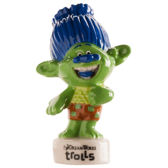 Figurita Trolls Rama verde (6, 5 cm) - Porcelana 