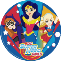 Disco de azcar Super Hero Girls (20 cm)