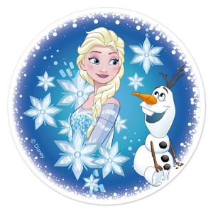 Disco Elsa y Olaf (19 cm) - Azcar
