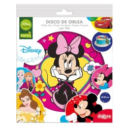 Disco de oblea Minnie Romance (20 cm). n°1