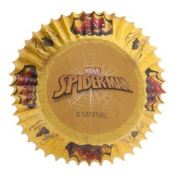 25 envoltorios para cupcakes de Spiderman. n1