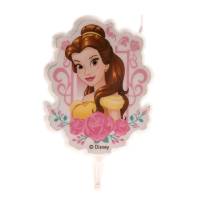 1 Vela Silueta Bella - Princesas Disney