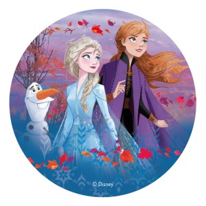 Disco Frozen 2 (20 cm) - Sin Levadura