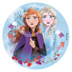 Disco Frozen 2 (16 cm) - Sin levadura - sin azcar