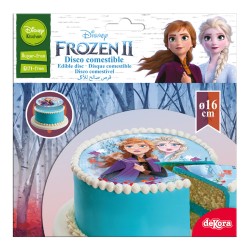 Disco Frozen 2 (16 cm) - Sin levadura - sin azcar. n1