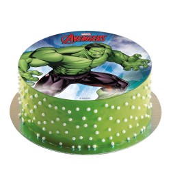 Disco Vengadores - Hulk - Sin Levadura (20 cm). n2