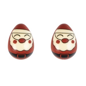 2 Huevos de Pap Noel 3D - Chocolate
