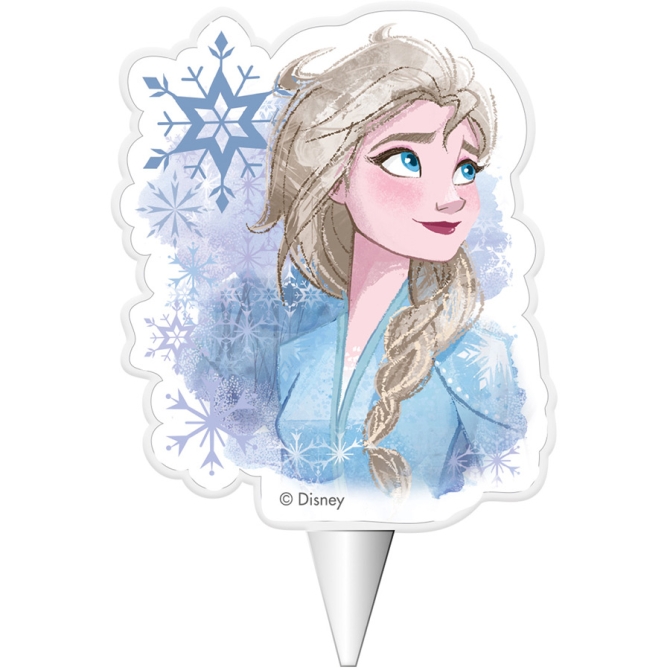 1 Vela Silueta Elsa - Frozen 2 