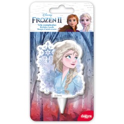 1 Vela Silueta Elsa - Frozen 2. n1