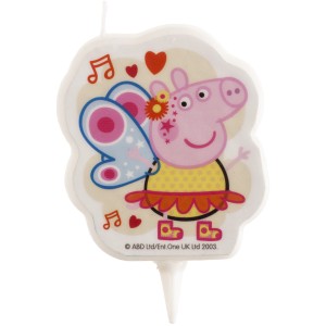 1 Vela Silueta Peppa Pig