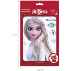 Frozen 2 Elsa Silueta - Sin Levadura. n3