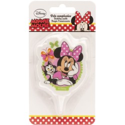 1 Vela Silueta 2D Minnie Mouse. n°1