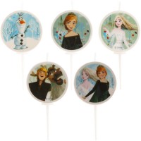 5 Velas Frozen 2 Pico