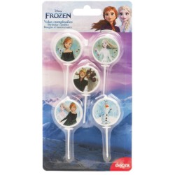 5 Velas Frozen 2 Pico. n1