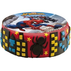 Disco pequeo Spiderman (15, 5 cm) - Comestible. n2