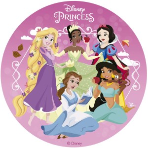Disco pequeo Princesas Disney (15,5 cm) - Comestible