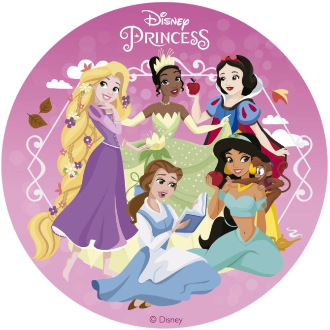 Disco pequeo Princesas Disney (15, 5 cm) - Comestible 
