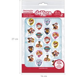 20 Mini Discos Paw Patrol - Comestibles. n1