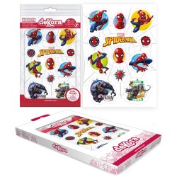12 pegatinas de Spiderman - Comestibles. n2