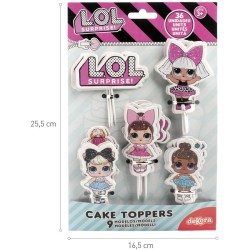 36 Cake Toppers LOL Surprise. n°1